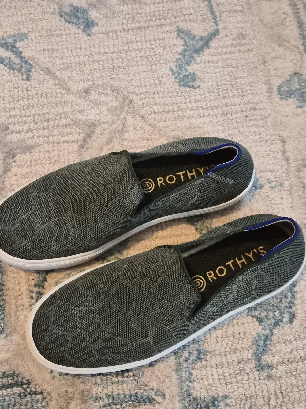 Rothy's Olive Knit Slip-On